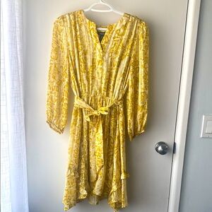 Simply Vera Vera Wang Yellow Wrap Sundress